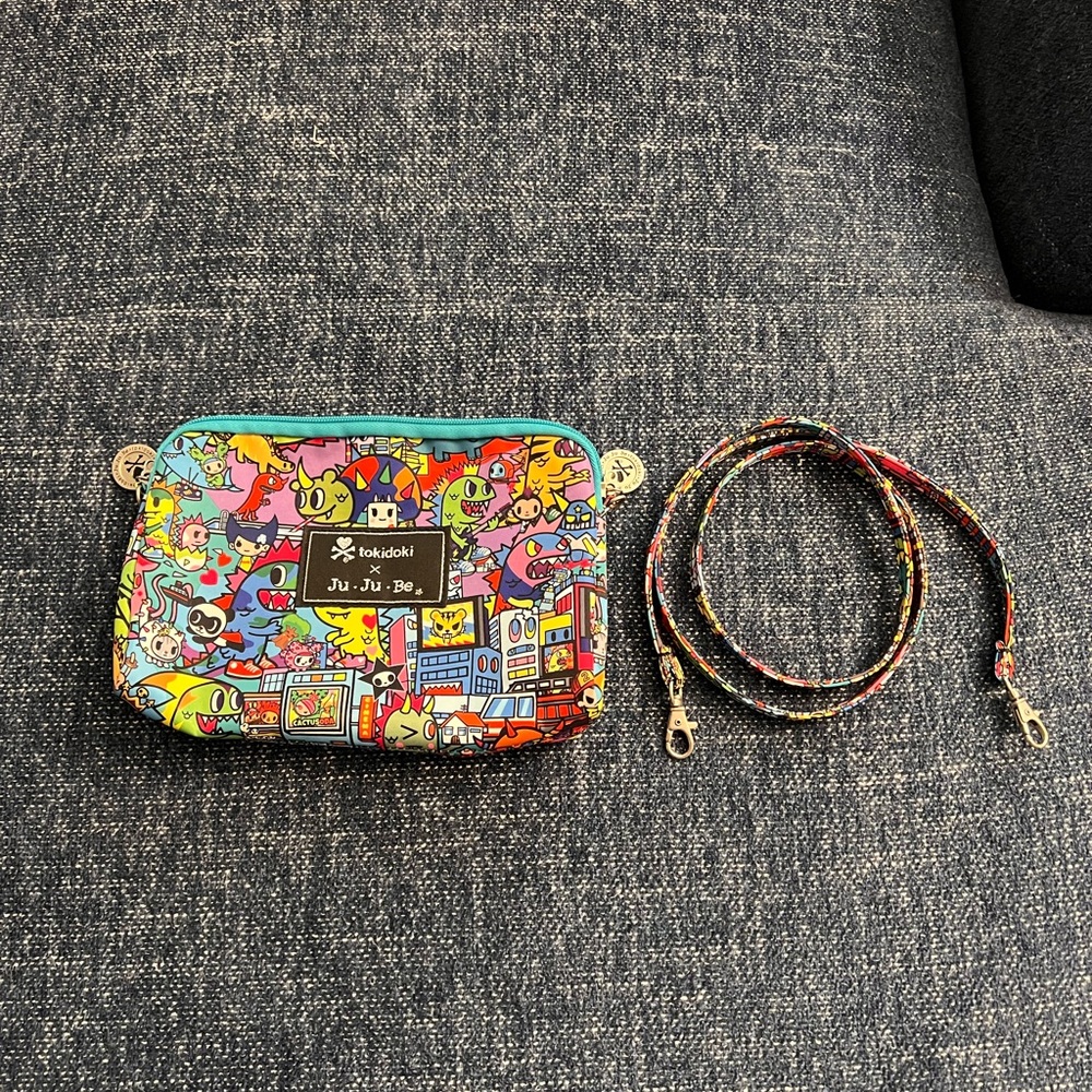 Ju-Ju-Be x Tokidoki Kaiju City Crossbody Bag Be Set large pouch